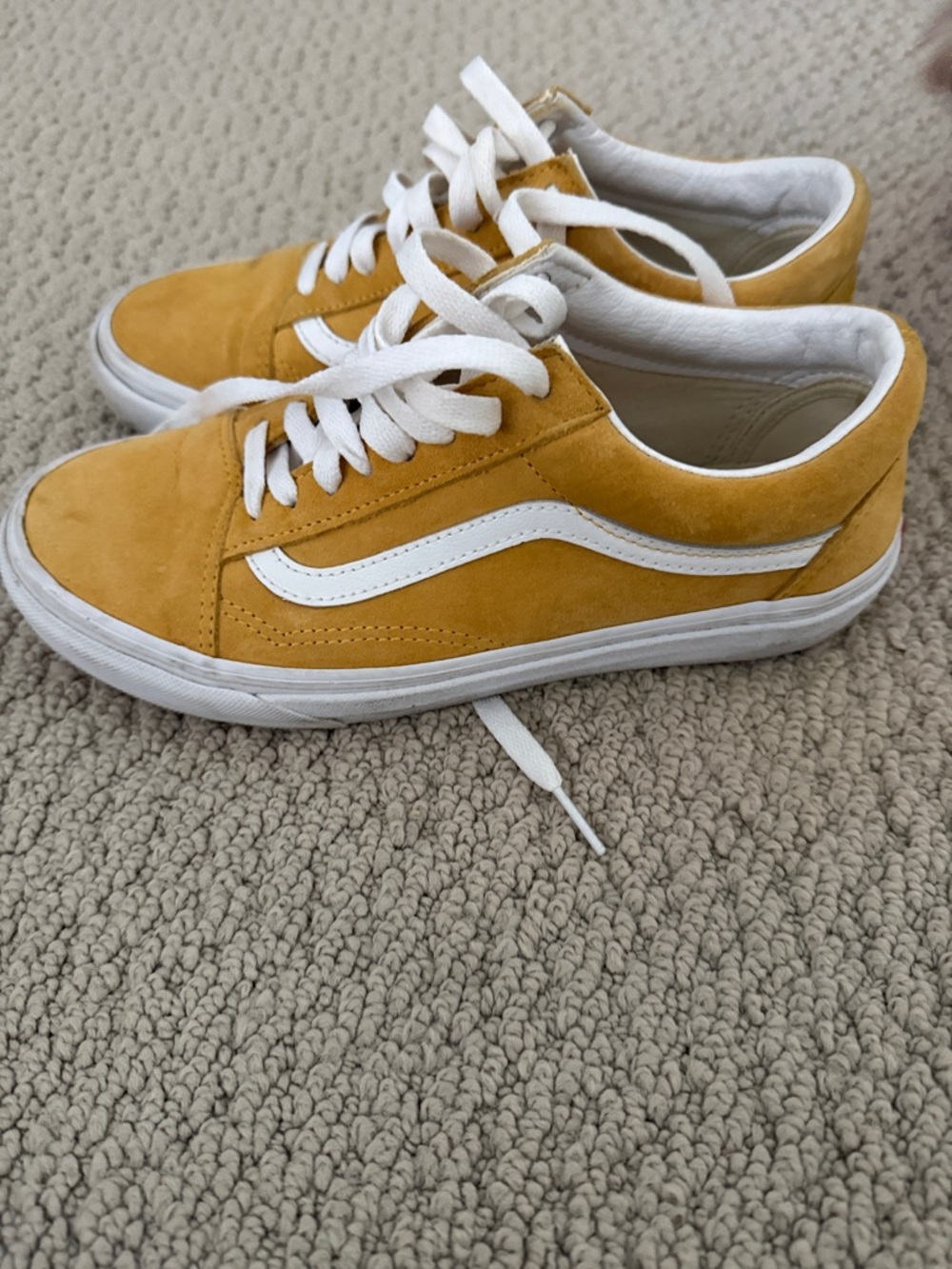 Vans Old Skool Golden Yellow Suede Sneakers